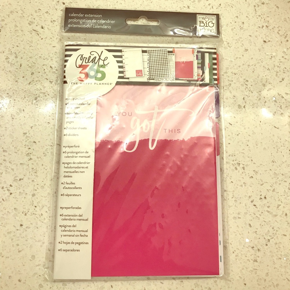 The Happy Planner Mini-calendar extension